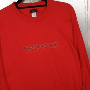 Sessions Snowboarding Vintage Y2K Long Sleeve Shirt Large 90s Surf Skate Grunge